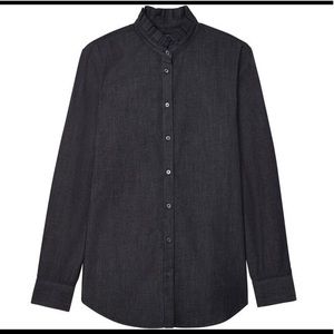 Banana Republic chambray shirt button up long sleeve shirt C1